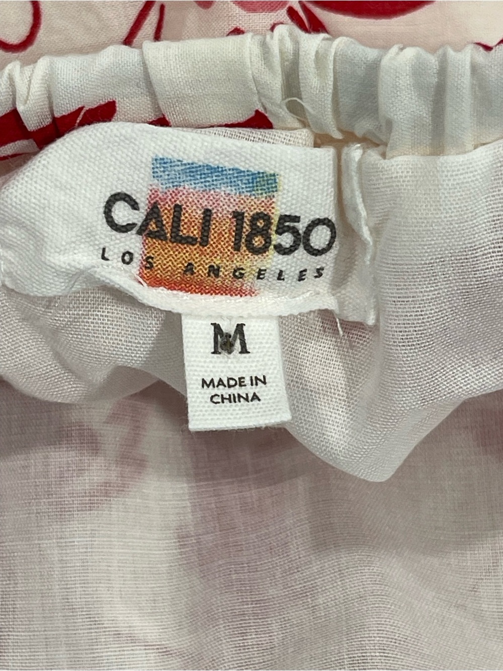 Cali 1850 | NWT | Floral Maxi | Red | M - Picture 5 of 5